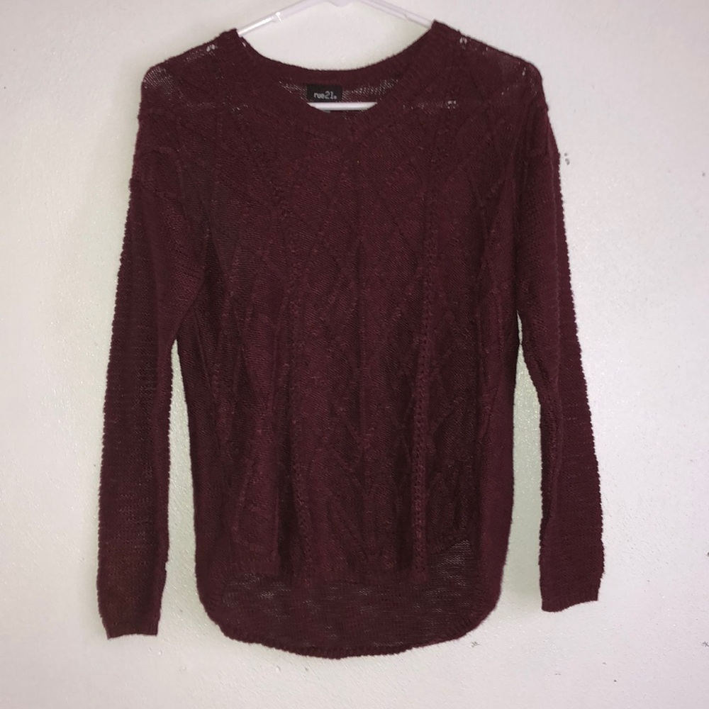 Maroon sweater